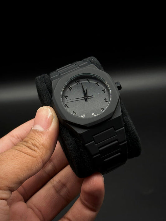Black Arabic Watch