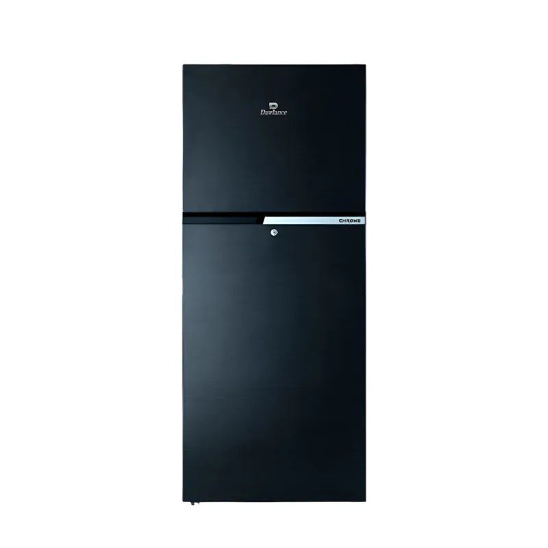 Dawlance 9173WB Chrome Hairline Black Double Door Refrigerator