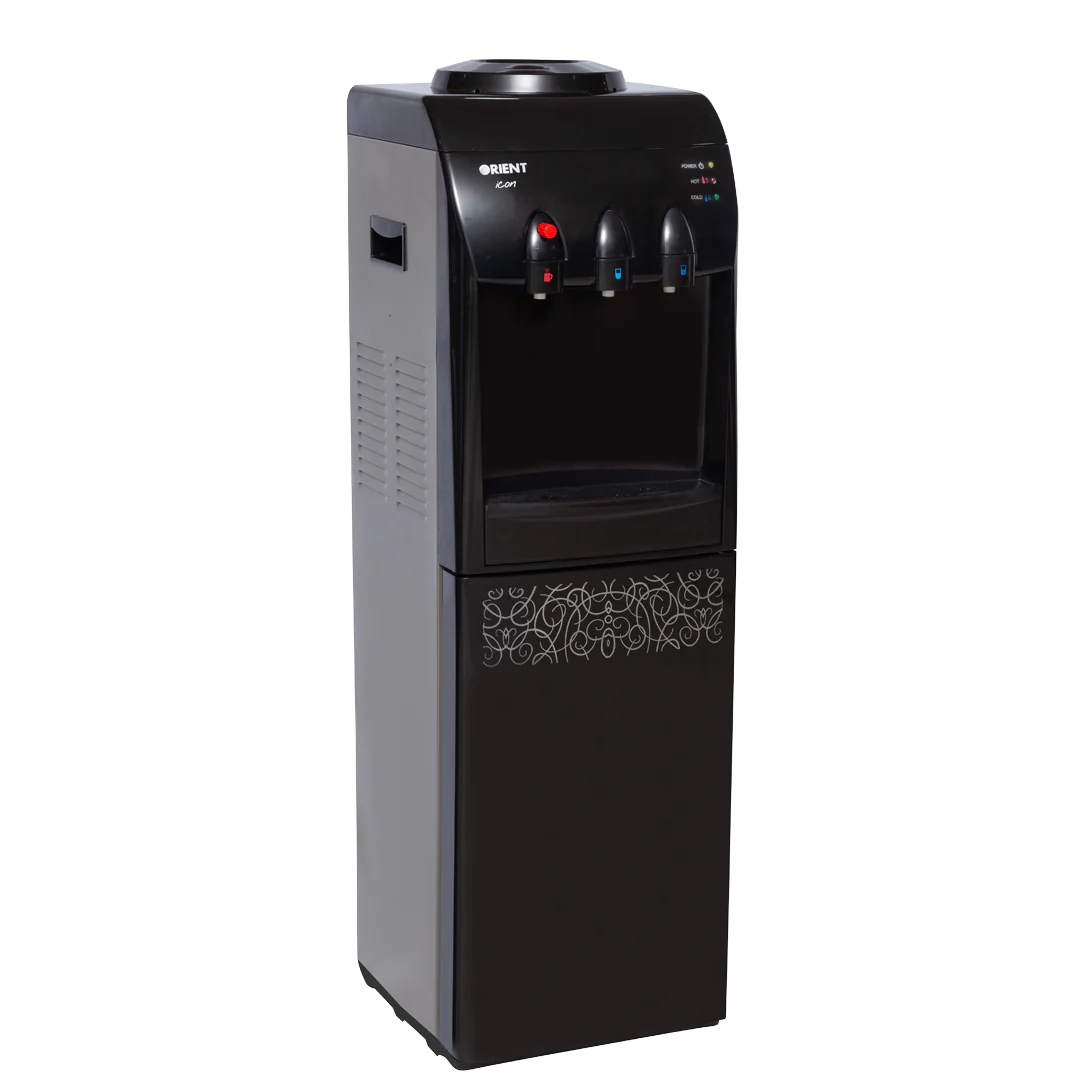 Orient Icon 3 Taps Black Water Dispenser